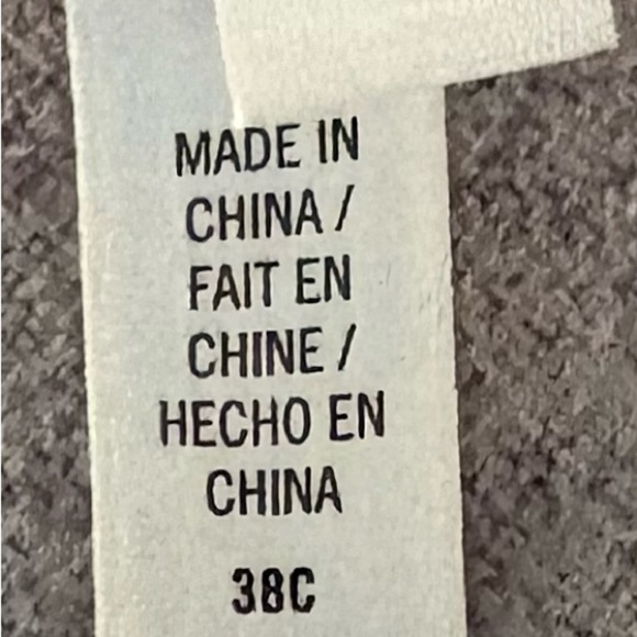 Victoria's Secret VSPORT Black pink Racerback Sports Bra 38C - Picture 2 of 3